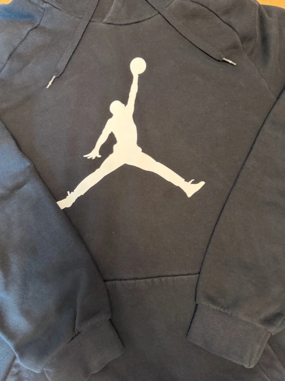 Jordan Jumpman Hoodie Black Streetwear Skater Athleisure Sweatshirt L